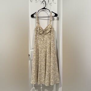 Women’s-Admired Cutie Floral A-Line Midi Dress (Sage-Med)